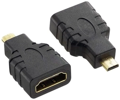 Adapter Techly HDMI - micro HDMI Type D Black (8057685305144)