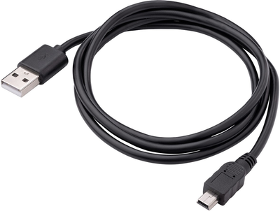 Kabel Akyga USB Type-A - mini-USB M/M 1 m Black (5901720134318)