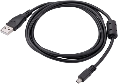 Kabel Akyga USB Type-A - UC/E6 1.5 m Black (5901720133915)