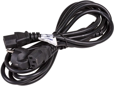 Kabel zasilający Akyga Y-shape CEE 7/7 - 2 x IEC C13 1.8 m Black (5901720130730)