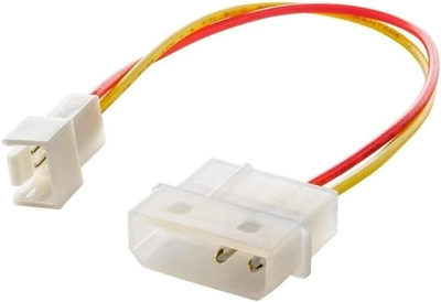 Kabel adapter Akyga Molex - 2 x 3 pin 12V - 2 x 3 pin 5V 0.15 m Black (5901720132321)