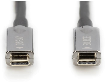Kabel Digitus USB Type-C - USB Type-C M/M 10 m Black (4016032482611)