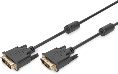 Кабель Digitus DVI-D - DVI-D M/M 0.5 м Black (4016032298267)