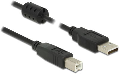 Kabel Delock USB Type-A - USB Type-B M/M 3 m Black (4043619848980)