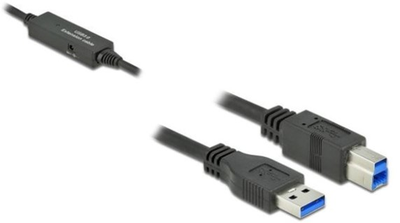 Kabel Delock USB Type-A - USB Type-B M/M 5 m Black (4043619853793)