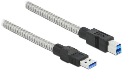 Kabel Delock USB Type-A - USB Type-B M/M 2 m Silver (4043619867790)