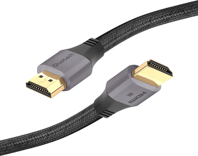 Кабель кутовий Delock HDMI M/M 2 м Black/Gray (4043619829941)