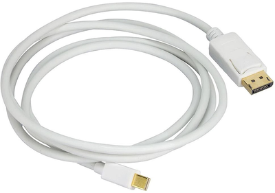 Kabel adapter Delock DisplayPort - HDMI M/M 1 m White (4043619838172)
