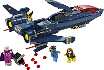 Zestaw klocków LEGO Super Heroes Odrzutowiec X-Menów 359 elementów (76281)