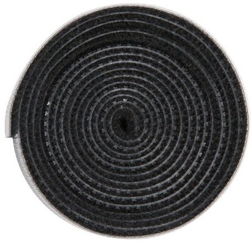 Organizer kabli Baseus Rainbow Circle Velcro Strap 1 m Black (ACMGT-E01)