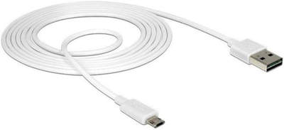 Kabel Delock USB Type-A - micro-USB M/M 2 m White (4043619848089)