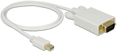 Kabel Delock mini DisplayPort - VGA M/M 1 m White (4043619826391)