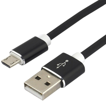 Кабель Everactive USB Type-A - micro-USB M/M 1.5 м Black (5903205771049)