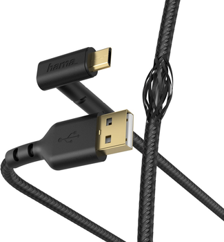 Кабель Hama USB Type-A - micro-USB M/M 1.5 м Black (4047443421951)