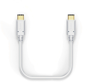Kabel Hama USB Type-C -USB Type-C M/M 1 m White (4047443412126)