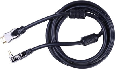 Kabel kątowy Impuls-PC HDMI - HDMI M/M 1.8 m Black (4260201959613)