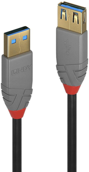 Kabel Lindy USB Type-A - USB Type-B M/M 3 m Black (4002888367431)