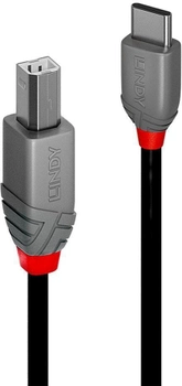 Кабель Lindy USB Type-C - USB Type-B M/M 2 м Black (4002888369428)