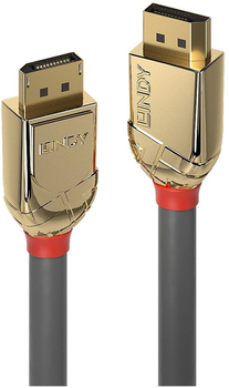 Kabel Lindy DisplayPort 1.4 M/M 2 m Gray (4002888362924)