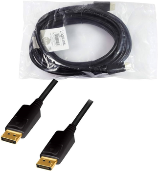 Kabel LogiLink DisplayPort 1.2 M/M 15 m Black (4052792049503)