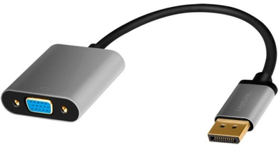Kabel adapter LogiLink DisplayPort - VGA M/M 1 m Black (4052792062113)