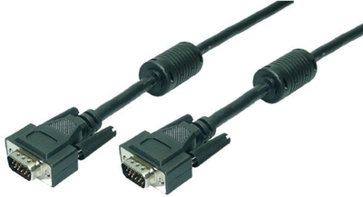 Kabel LogiLink VGA M/M 15 m Black (4260113562512)