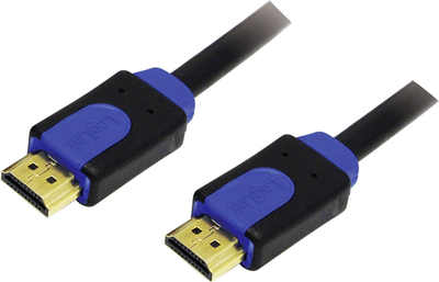 Kabel LogiLink HDMI M/M 1 m Blue (4052792005523)