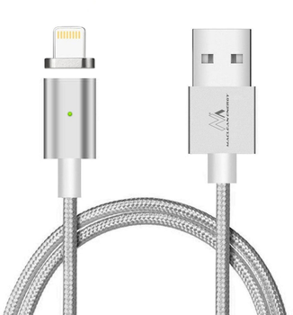 Kabel Maclean USB Type-A - micro-USB 1 m Grey (5902211106449)
