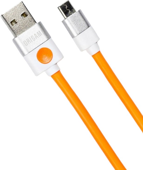 Кабель Origami USB Type-A - micro-USB 3 м Orange (5901592833180)
