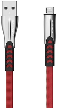 Кабель Somostel USB Type-A - micro-USB 2A 1 м Red (5902012967805)
