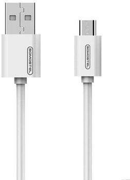 Kabel Somostel USB Type-A - micro-USB 3.1A 1.2 m White (5904238703328)