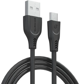 Kabel Somostel USB Type-A - micro-USB 3.1A 1 m Black (5902012966822)