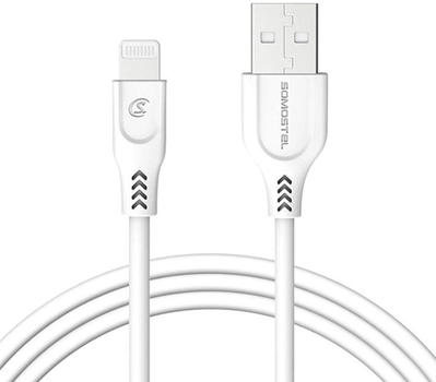 Kabel Somostel USB Type-A - Lightning 3.1A 1 m White (5902012966853)