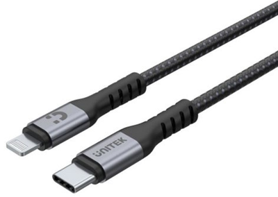Kabel Unitek USB Type-C - Lightning M/M 1 m Gray (4894160042835)
