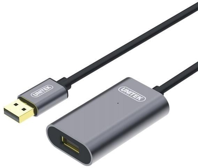 Кабель підсилювач сигналу Unitek USB Type-A M/F 40 м Black (4894160026637)