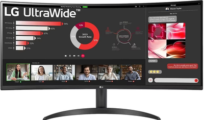Монітор LG 34WR50QC-B