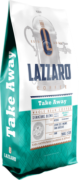 Кава в зернах Lazzaro Таке Away 1 кг (4820219120049)