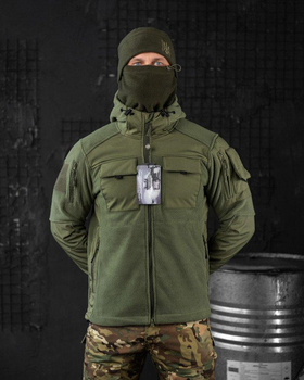 Тактическая флисовка куртка oliva combo 3XL