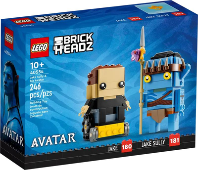 Zestaw klocków Lego BrickHeadz Jake Sully i jego awatar 246 części (40554)