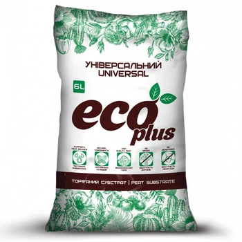 Торф'яної субстрат ECO PLUS Універсальний 6 л