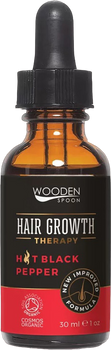 Сироватка Wooden Spoon Hair Growth Serum для росту волосся з чорним перцем і розмарином 30 мл (3800225479530)