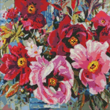 Diamentowa mozaika Ideyka Wiosenna piękność 40x40 cm (4823104346296)