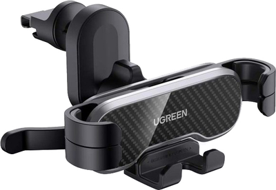 Автотримач для телефону Ugreen LP228 Gravity Air Vent Car Holder With Clip Black (6957303888719)