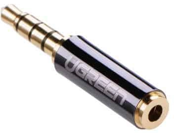 Перехідник Ugreen 3.5 мм Male to 2.5 мм Female Adapter (6957303825028)