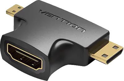 Adapter Vention HDMI m - Mini HDMI F + Micro HDMI F (6922794748064)
