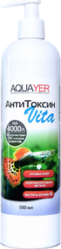 Засіб для акваріума AQUAYER Антитоксин Vita 500 мл