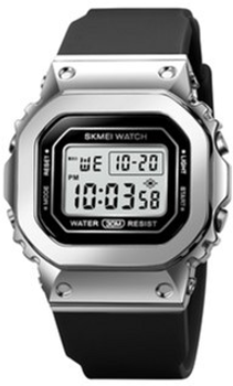 Мужские часы Skmei 1796 Silver-Black