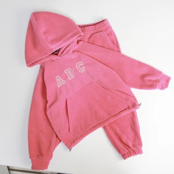 Костюм дитячий флісови АВС Alwair Kids Рожевий 128см 34327