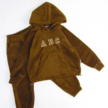 Костюм дитячий флісови АВС Alwair Kids Коричневий 140см 34327