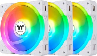 Набор вентиляторов Thermaltake SWAFAN EX14 ARGB 14 см Белый 3 шт (CL-F170-PL14SW-A)
